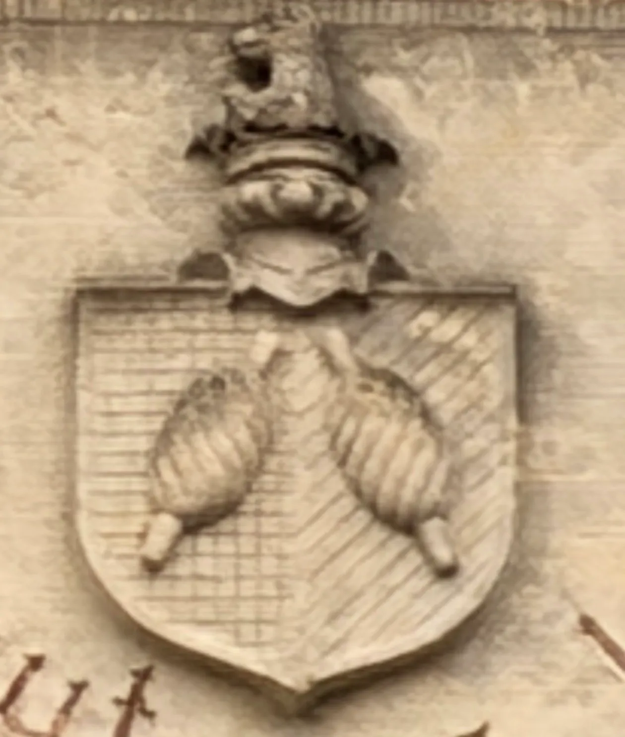 Historic Stone Heraldic Relief